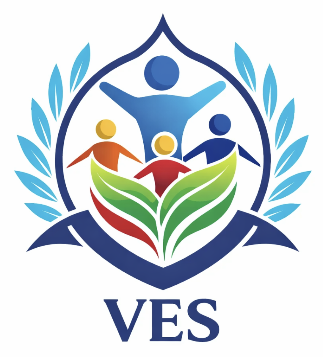 Ravivarma Khanderao Desai School Logo